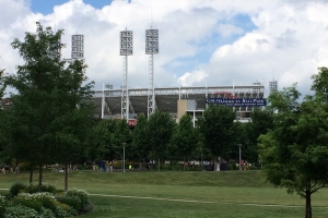 Park outside the Great American Ball Park