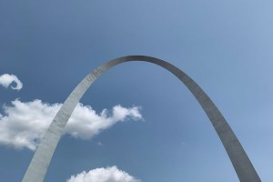 Beautiful day to visit the St. Louis Gateway Arch - June 1, 2019
