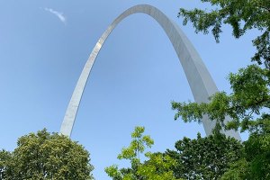 Beautiful day to visit the St. Lous and the Gateway Arch - June 1, 2019