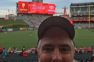 Pat at Angel Stadium