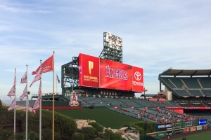 Angel Stadium from Outfield