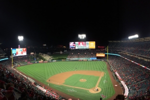 View from behind home plate