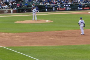 Cubs in field - June 3, 2019