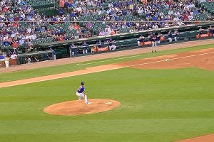 Cubs in field - June 24, 2019