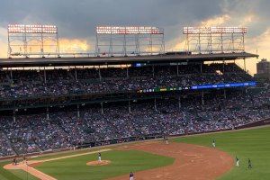 Cubs in field - June 24, 2019