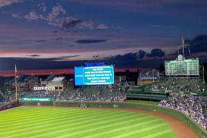 sky during rain delay - June 24, 2019