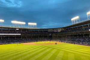 View from left-field