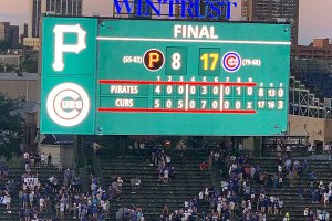 Video scoreboard  - September 13, 2019