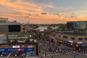 Intersection at Clark and Addison - September 13, 2019