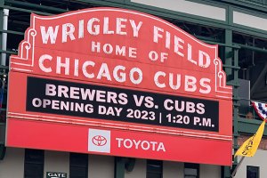 Wrigley Field Marque