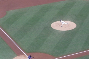 Game action at Petco Park