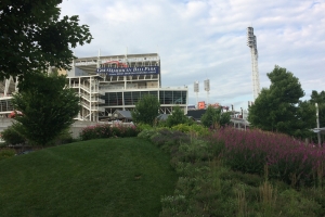 Great American Ball Park view from outside