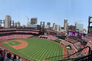 Upper deck view of Busch Stadium - June 2, 2019