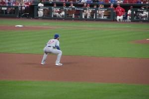 Kris Bryant playing third base for the Cubs - June 1, 2019