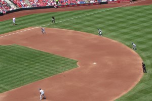 Cubs infield - June 2, 2019