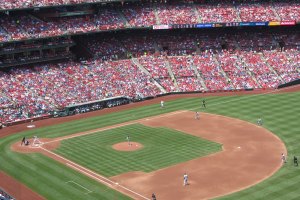 Cubs infield in action - June 2, 2019