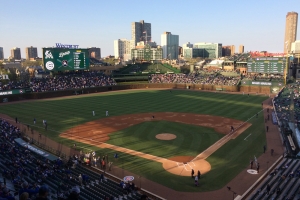 Beautiful night at Wrigley