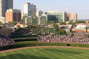 Center field scoreboard