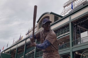 Ernie Banks Statue - April 24, 2019