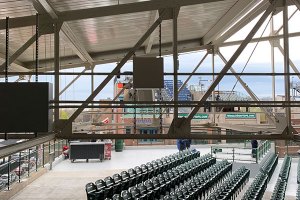 Newly remodeled upper deck - April 24, 2019