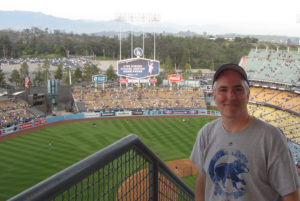 Pat at Dodger Stadium